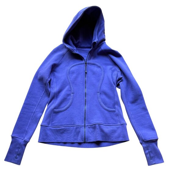 Lululemon Size 10 Purple Rocksteady Pigeon Scuba Hoodie Full-Zip Fleece Jacket - Picture 2 of 16